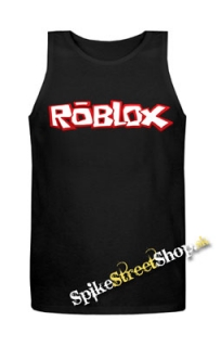 ROBLOX - Logo Red White - Mens Vest Tank Top - čierne