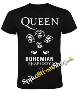 QUEEN - Bohemian Rhapsody - čierne detské tričko
