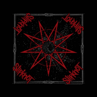 SLIPKNOT - Nine Point Star - čierna bandana šatka