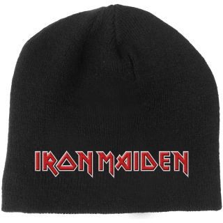 IRON MAIDEN - Logo - čierna zimná čiapka