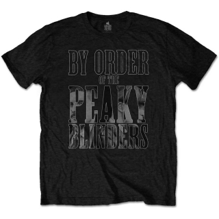 PEAKY BLINDERS - By Order Infill - čierne pánske tričko