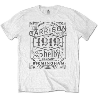 PEAKY BLINDERS - Garrison Pub - biele pánske tričko