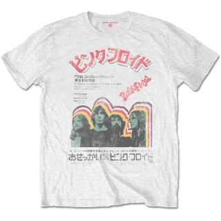 PINK FLOYD - Japanese Poster - biele pánske tričko