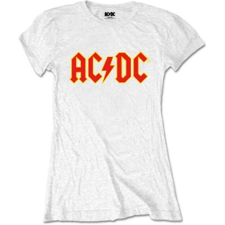 AC/DC - Logo - biele dámske tričko