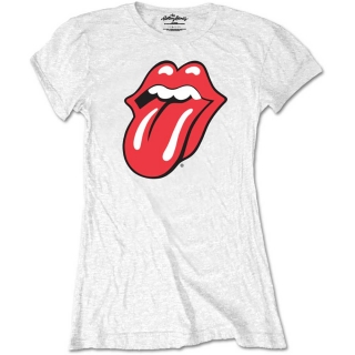 ROLLING STONES - Classic Tongue - biele dámske tričko