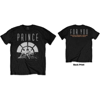 PRINCE - For You Triple - čierne pánske tričko