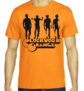 CLOCKWORK ORANGE - oranžové pánske tričko