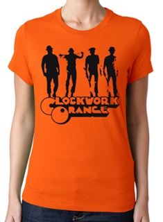 CLOCKWORK ORANGE - oranžové dámske tričko