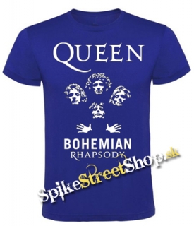 QUEEN - Bohemian Rhapsody - detské tričko vo farbe kráľovská modrá