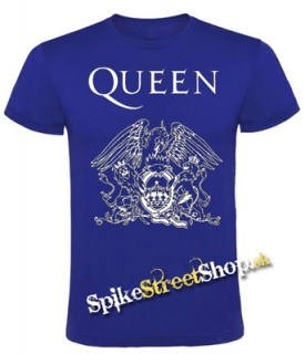 QUEEN - Logo - detské tričko vo farbe kráľovská modrá