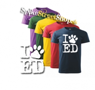 I LOVE ED SHEERAN - farebné detské tričko