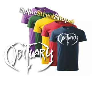 OBITUARY - Logo - farebné detské tričko