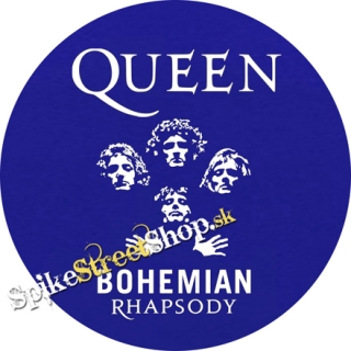 Podložka pod myš QUEEN - Bohemian Rhapsody Blue - okrúhla