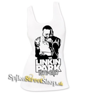 LINKIN PARK - Chester 1976-2017 - Ladies Vest Top - biele