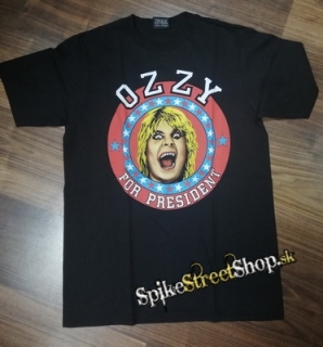 OZZY OSBOURNE - Ozzy For President - pánske tričko (Výpredaj)