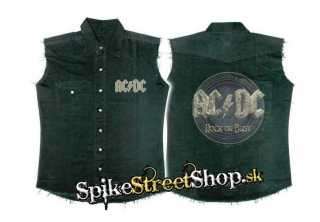 AC/DC - Rock Or Bust - čierna rifľová vesta