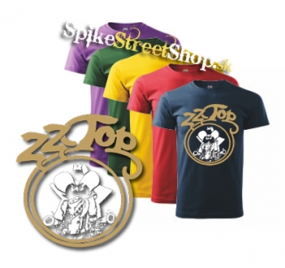 ZZTOP - Gold Man - farebné detské tričko