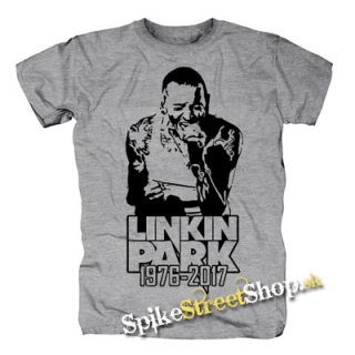 LINKIN PARK - Chester 1976-2017 - sivé pánske tričko