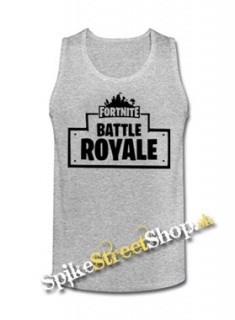 FORTNITE BATTLE ROYALE - Mens Vest Tank Top - šedé