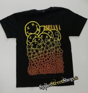 NIRVANA - Smiles - čierne pánske tričko