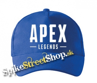 APEX LEGENDS - Biele logo - kráľovská modrá šiltovka (-30%=AKCIA)