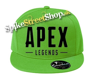 APEX LEGENDS - Black Logo - jabĺčkovo-zelená šiltovka model "Snapback"