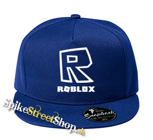 ROBLOX - Symbol & Znak - kráľovská-modrá šiltovka model "Snapback"