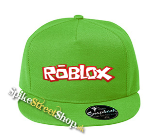 ROBLOX - Logo Red White - jabĺčkovo-zelená šiltovka model "Snapback"