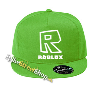 ROBLOX - Symbol & Znak - jabĺčkovo-zelená šiltovka model "Snapback"