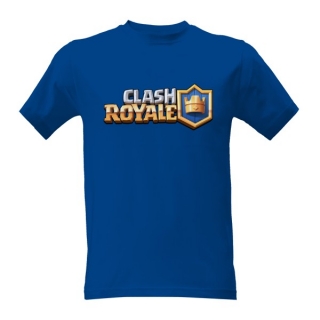 CLASH ROYALE - Colour Logo - modré detské tričko