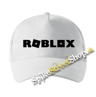 ROBLOX - Logo Symbol Black - biela šiltovka (-30%=AKCIA)