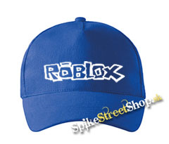 ROBLOX - Biele logo - kráľovská modrá šiltovka (-30%=AKCIA)