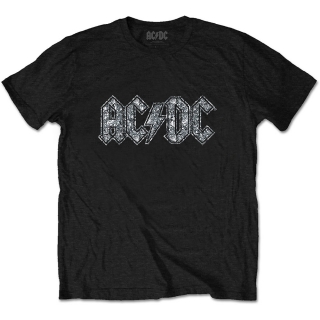 AC/DC - Logo Diamante - čierne pánske tričko