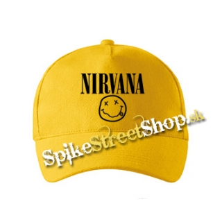 NIRVANA - Logo & Smile - žltá šiltovka (-30%=AKCIA)