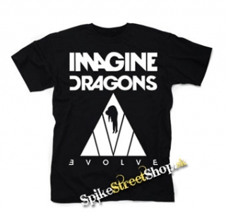 IMAGINE DRAGONS - Evolve Triangle White - pánske tričko