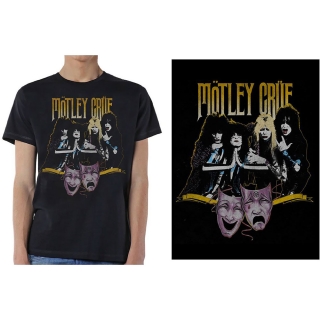 MOTLEY CRUE - Theatre Vintage - čierne pánske tričko