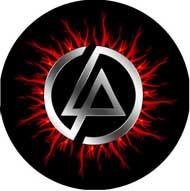 LINKIN PARK - Ohnivé logo- odznak