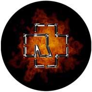 RAMMSTEIN - Ohnivé logo - odznak