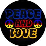 PEACE AND LOVE - odznak