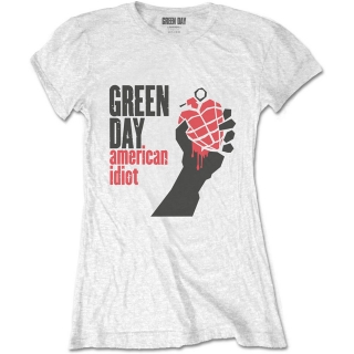 GREEN DAY - American Idiot - biele dámske tričko