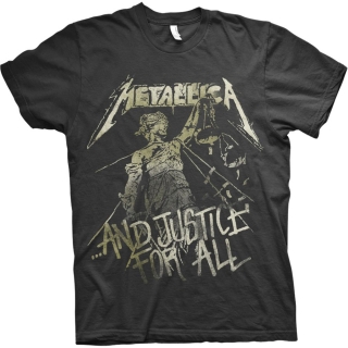 METALLICA - Justice Vintage - čierne pánske tričko