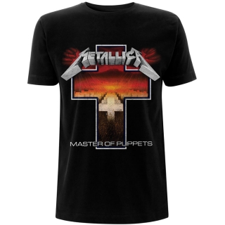 METALLICA - Master of Puppets Cross - čierne pánske tričko