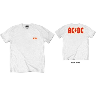 AC/DC - Logo - biele pánske tričko