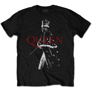 QUEEN - Freddie Crown - čierne pánske tričko