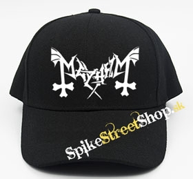 MAYHEM - Logo - čierna šiltovka (-30%=AKCIA)
