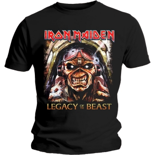 IRON MAIDEN - Legacy Aces - čierne pánske tričko