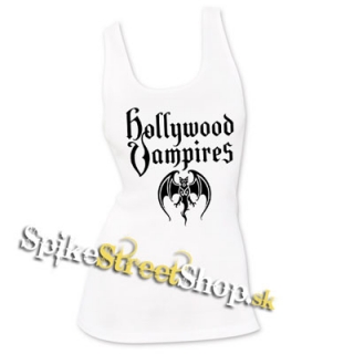 HOLLYWOOD VAMPIRES - Logo - Ladies Vest Top - biele