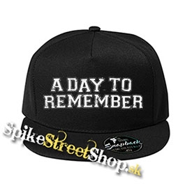 A DAY TO REMEMBER - Logo - čierna šiltovka model "Snapback"