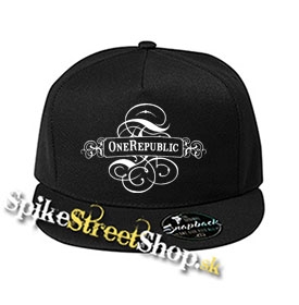 ONE REPUBLIC - Logo - čierna šiltovka model "Snapback"