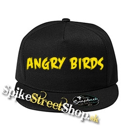 ANGRY BIRDS - Logo - čierna šiltovka model "Snapback"